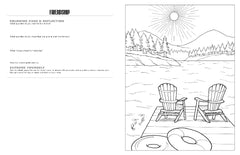 Discover at The Lake<br/>expressive art<br/>coloring activity book