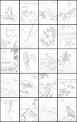 Discover Maui Hawaii<br/>expressive art<br/>coloring activity book