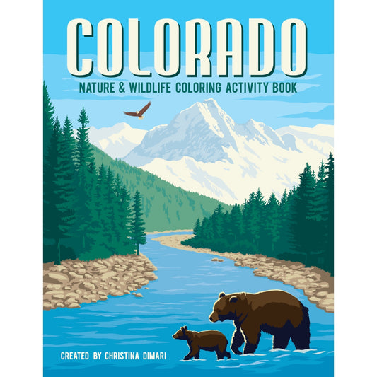Colorado Nature & Wildlife Coloring Activity Book