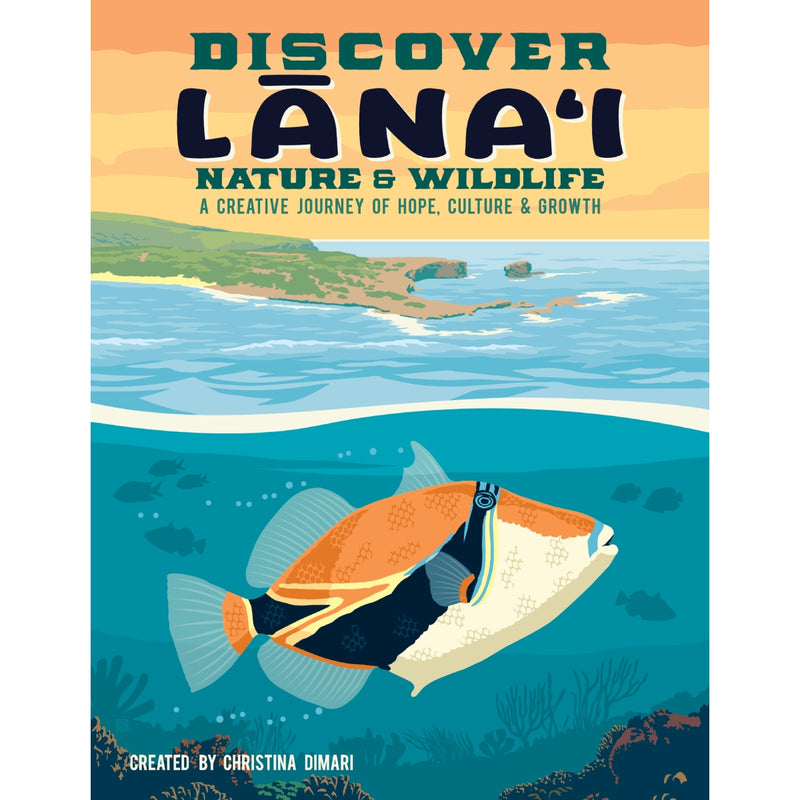 Discover Lanai<br/>expressive art<br/>coloring activity book