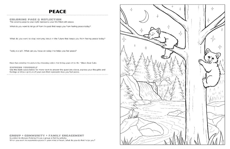 NEW! Inspired by Nature<br/>expressive art<br/>coloring activity book