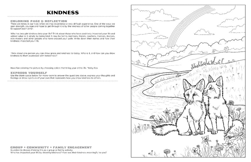NEW! Inspired by Nature<br/>expressive art<br/>coloring activity book