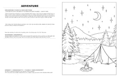 NEW! Inspired by Nature<br/>expressive art<br/>coloring activity book