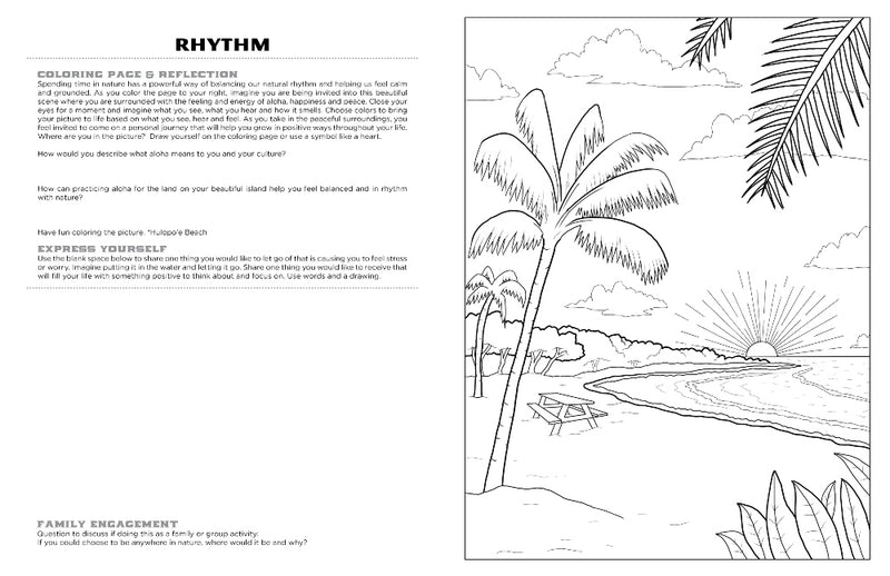 Discover Lanai<br/>expressive art<br/>coloring activity book