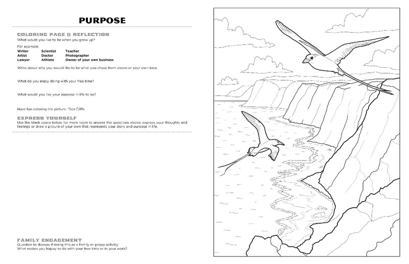 Discover Molokai<br/>expressive art<br/>coloring activity book