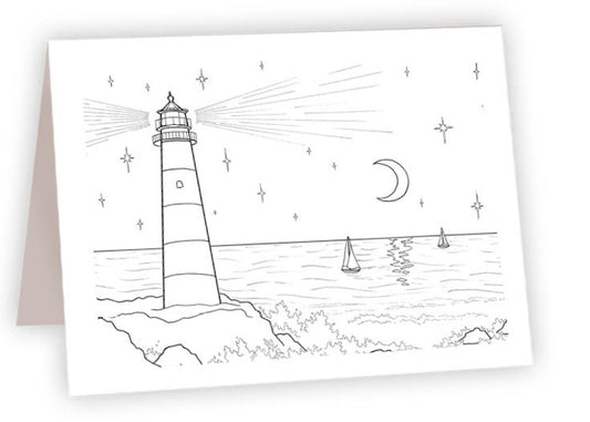 CCO_13 - Lighthouse & Sailboats