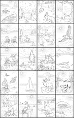 Discover at The Lake<br/>expressive art<br/>coloring activity book